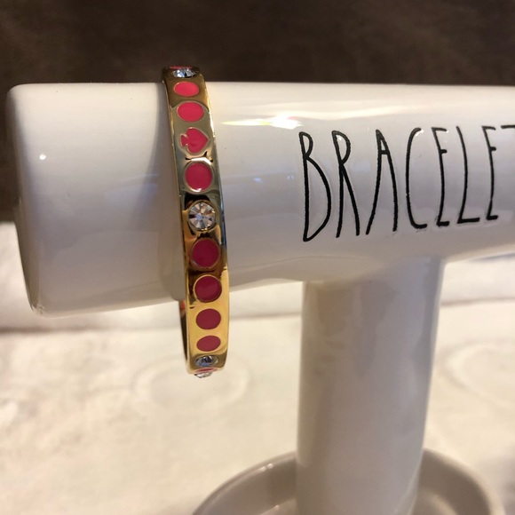 kate spade Jewelry - Pink and gold Kate Spade Bracelet bangle